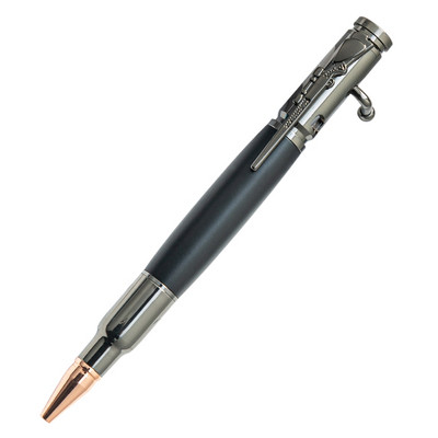 Bolt Action Pen Metāla lodīšu pildspalva rakstāma gēla tintes pildspalva 1,0 mm, vidējais punkts studentiem Skolotājs Vadītājs Jurists Profesors