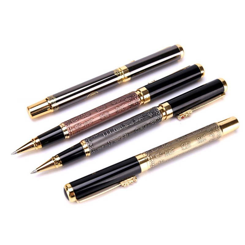 Metal de înaltă calitate, de lux, 0,5 mm, stilou, stilou, pix pentru scris, pentru afaceri, pentru semnare, pixuri, rechizite școlare de birou 03773