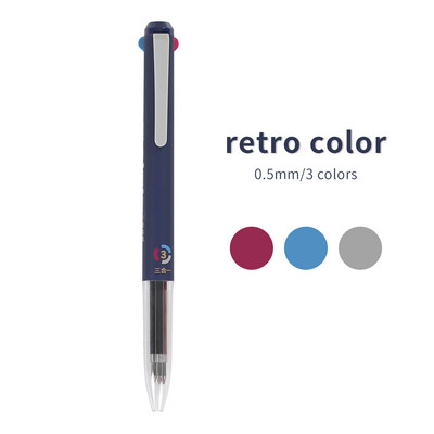 JIANWU 0,5 mm Gel olovka s 3 boje Kreativna jednostavna gel olovka Brzo sušeći poklopac Neutralna olovka Dnevnik Pribor za pisanje Pribor