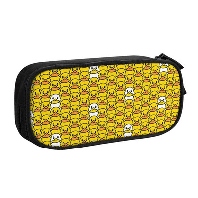 Egyedi sárga klasszikus gumikacsa Kawaii tolltartó fiú Gilrs nagy kapacitású tolltáska diákiskola