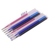 15 buc. stilouri flash cu gel rezerve pentru stilouri ștergebile Lungime 111 mm diametru 6 mm piese țesătură marcaje pixuri rezerve de culoare solubile în apă