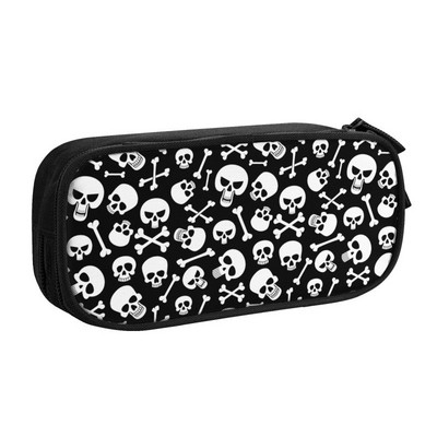 Kawaii Jolly Roger pernica s gusarskom lubanjom za djevojčice i dječake, prilagođena velika torba za pohranu, kutija za pisma