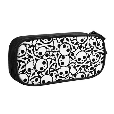 Kawaii Jolly Roger pernica s gusarskom lubanjom za djevojčice i dječake, prilagođena velika torba za pohranu, kutija za pisma