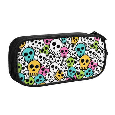 Kawaii Jolly Roger pernica s gusarskom lubanjom za djevojčice i dječake, prilagođena velika torba za pohranu, kutija za pisma