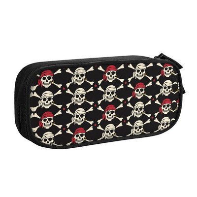Kawaii Jolly Roger pernica s gusarskom lubanjom za djevojčice i dječake, prilagođena velika torba za pohranu, kutija za pisma