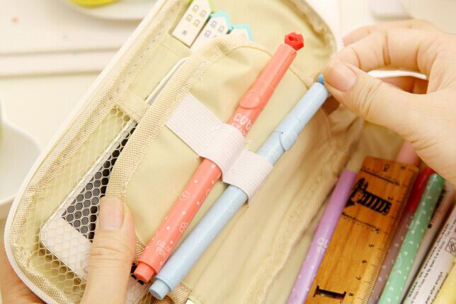 Kreativne slatke životinje PU kožna pernica školska za dječake i djevojčice Višenamjenska torba za olovke velikog kapaciteta Školski pribor