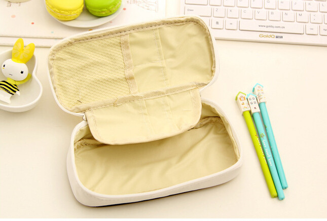 Kreativne slatke životinje PU kožna pernica školska za dječake i djevojčice Višenamjenska torba za olovke velikog kapaciteta Školski pribor