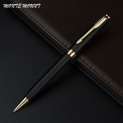 Metalna kemijska olovka 0,7 mm Plava luksuzna prilagođena reklamna kemijska olovka za školski poklon set Studentski pribor Uredski materijal