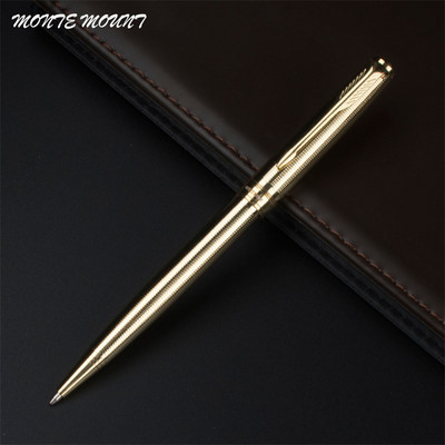 Metalna kemijska olovka 0,7 mm Plava luksuzna prilagođena reklamna kemijska olovka za školski poklon set Studentski pribor Uredski materijal