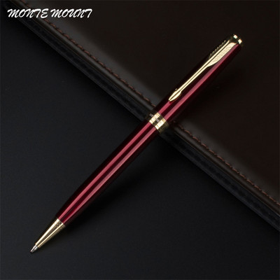 Metalna kemijska olovka 0,7 mm Plava luksuzna prilagođena reklamna kemijska olovka za školski poklon set Studentski pribor Uredski materijal