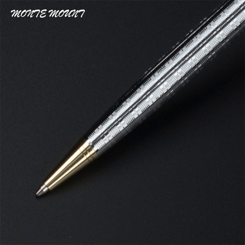 Metalna kemijska olovka 0,7 mm Plava luksuzna prilagođena reklamna kemijska olovka za školski poklon set Studentski pribor Uredski materijal