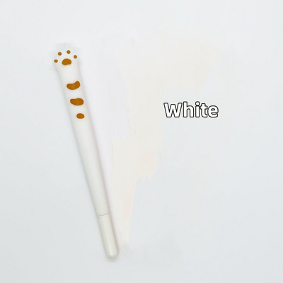 1kom Gel olovka s mačjim kandžama, slatka crtana, mekana silikonska 0,5 mm kemijska olovka crne boje, tinta za pisanje u uredskoj školi A6621