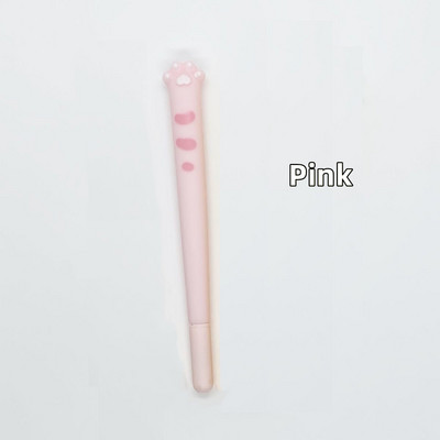 1kom Gel olovka s mačjim kandžama, slatka crtana, mekana silikonska 0,5 mm kemijska olovka crne boje, tinta za pisanje u uredskoj školi A6621