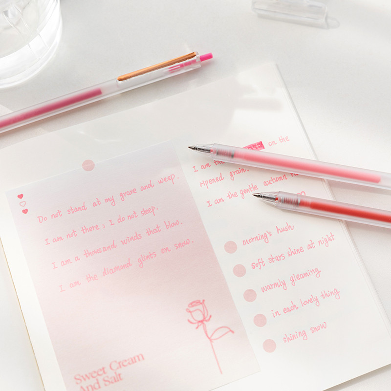 9 komada Morandi gel tinte set šarenih trokutastih mat bačvi 0,5 mm kemijska olovka za crtanje Boja Marker Liner School A7016