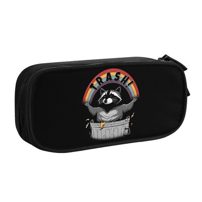 Kawaii naljakad The Stealthy pesukaru pliiatsikarbid tüdrukutele poistele Suure mahutavusega prügikast Panda pesukaru pliiatsikarbis kirjatarbed