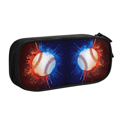 Softball Sport Art Slatka pernica Djevojka Dječak Pernica velikog kapaciteta Studentski pribor