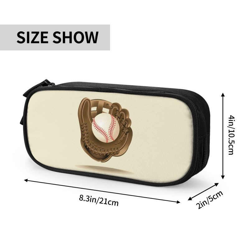 Softball Sport Art Slatka pernica Djevojka Dječak Pernica velikog kapaciteta Studentski pribor