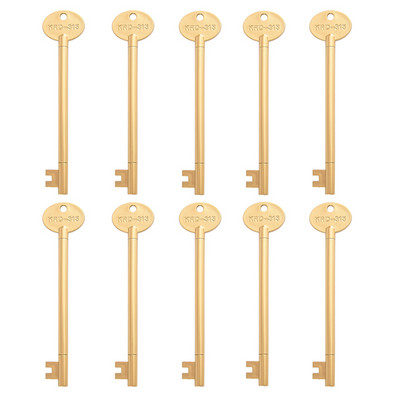 10 tk / komplekt Kohandatud LOGO pliiats Retro klahvi stiil Isikupärastatud kohandatud pastapliiatsid Kontoritarbed Koolitarbed Graveeritud nimega kingitused