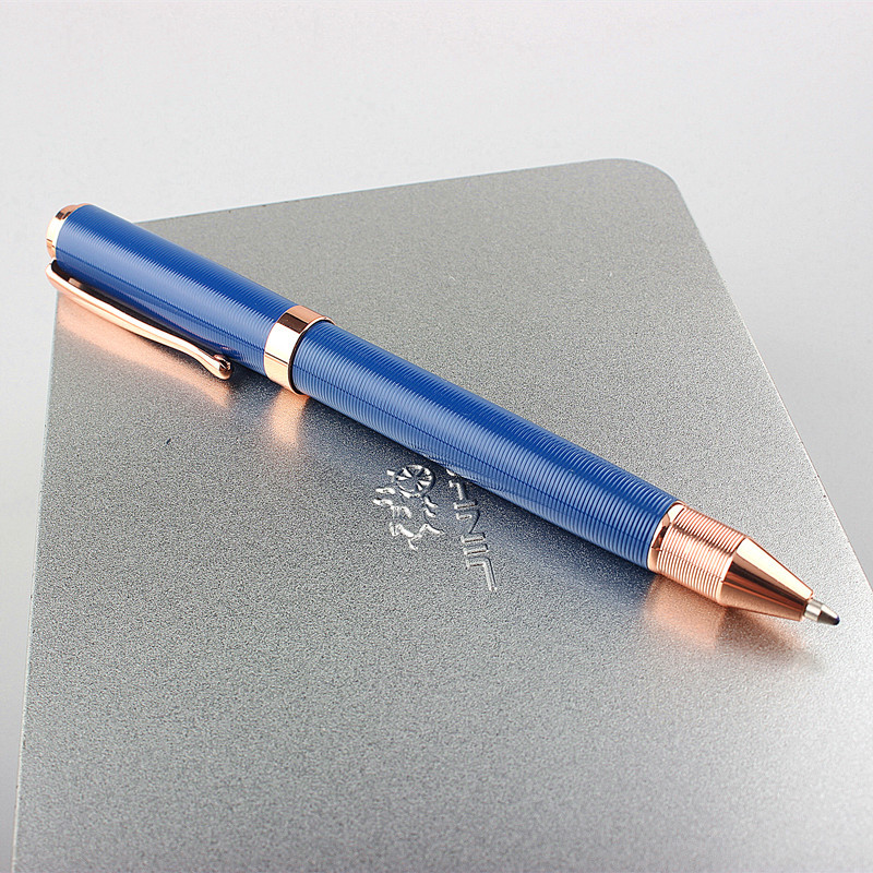 luksusa augstas kvalitātes raksta zīmēšanas tinte METAL Lodīšu pildspalva Kancelejas preces Biroja skolas piederumi jauni