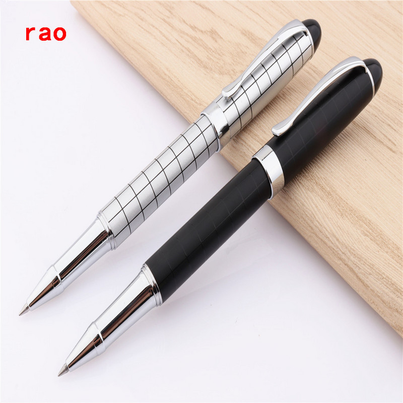 Kiváló minőségű baoer 79 fekete fehér vonal Business office Medium toll Rollerball Pen Új