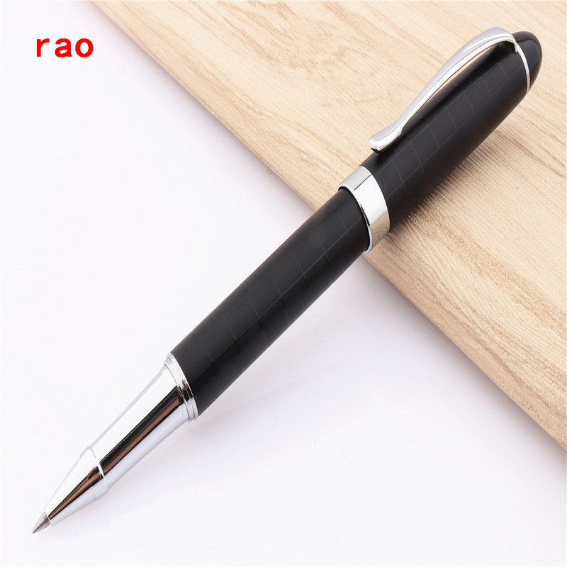 Kiváló minőségű baoer 79 fekete fehér vonal Business office Medium toll Rollerball Pen Új