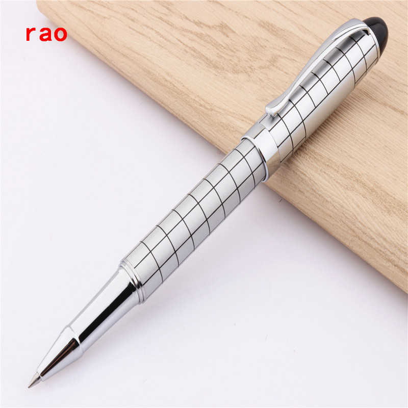 Kiváló minőségű baoer 79 fekete fehér vonal Business office Medium toll Rollerball Pen Új