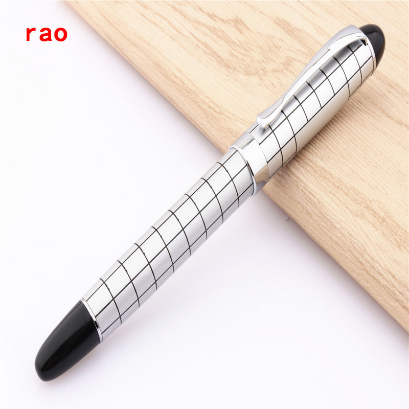 Kiváló minőségű baoer 79 fekete fehér vonal Business office Medium toll Rollerball Pen Új