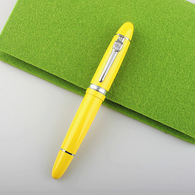 Marca de lux Jinhao 159 Rollerball Pen Black metal elegant With Twist Silver CADOU Rechizite pentru pixuri de cerneală pentru birou