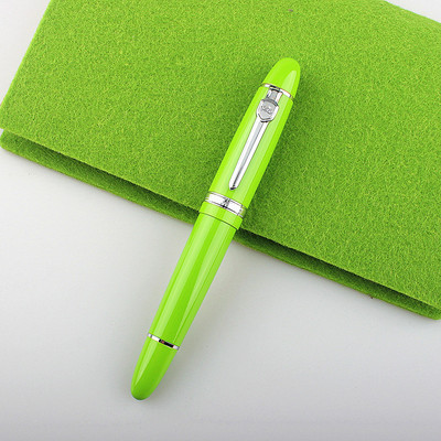 Marca de lux Jinhao 159 Rollerball Pen Black metal elegant With Twist Silver CADOU Rechizite pentru pixuri de cerneală pentru birou