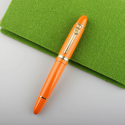 Marca de lux Jinhao 159 Rollerball Pen Black metal elegant With Twist Silver CADOU Rechizite pentru pixuri de cerneală pentru birou