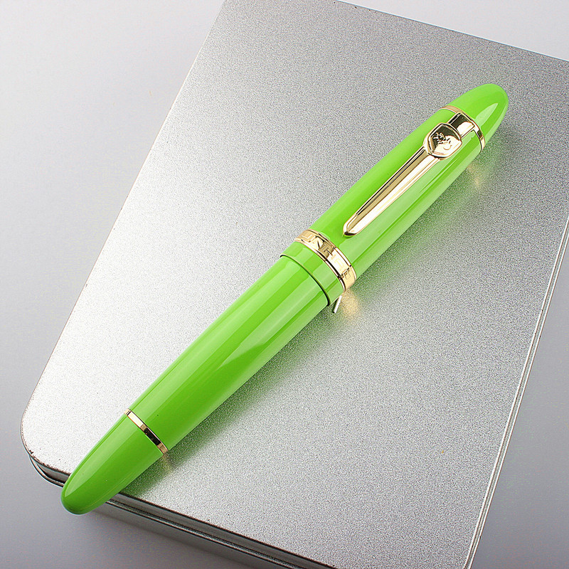 Marca de lux Jinhao 159 Rollerball Pen Black metal elegant With Twist Silver CADOU Rechizite pentru pixuri de cerneală pentru birou