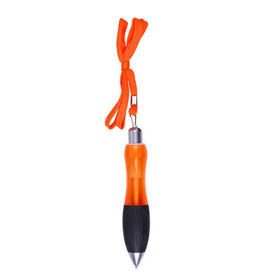 Kemijska olovka od 1,0 mm s uzicom za uže plavom tintom Oglašavanje izložbe s potpisom Kemijska olovka Uredska škola Pisaći pribor Drška