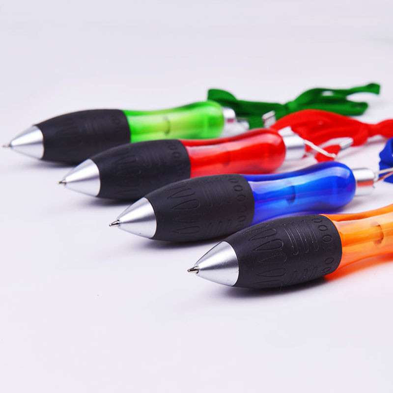 Kemijska olovka od 1,0 mm s uzicom za uže plavom tintom Oglašavanje izložbe s potpisom Kemijska olovka Uredska škola Pisaći pribor Drška