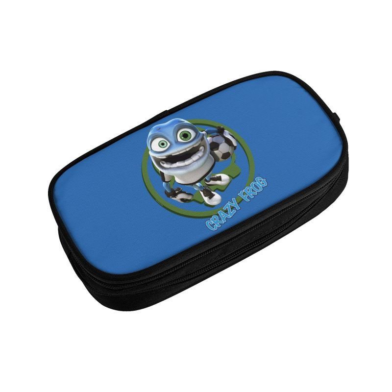 Prilagođene nogometne Crazy Frog Kawaii pernice za djevojčice i dječake, torbica za olovke velikog kapaciteta, škola