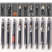 Motorzāģa cilvēka mehāniskais zīmulis 0,5 mm Anime automātiskais zīmulis 0,7 mm lodīšu pildspalvas vīrs Denji Makima Aki Hayakawa Power Pochita dāvana