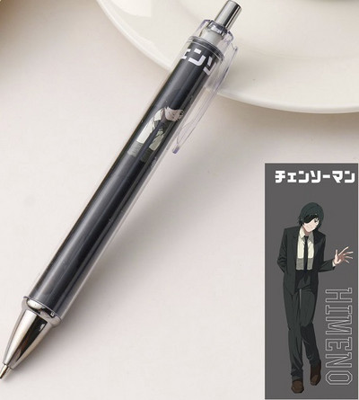 Motorzāģa cilvēka mehāniskais zīmulis 0,5 mm Anime automātiskais zīmulis 0,7 mm lodīšu pildspalvas vīrs Denji Makima Aki Hayakawa Power Pochita dāvana