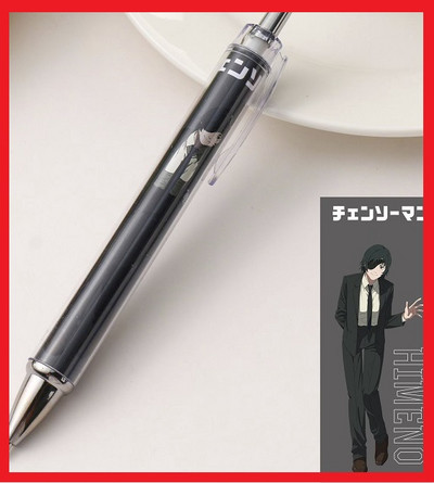 Motorzāģa cilvēka mehāniskais zīmulis 0,5 mm Anime automātiskais zīmulis 0,7 mm lodīšu pildspalvas vīrs Denji Makima Aki Hayakawa Power Pochita dāvana