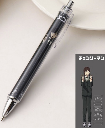 Motorzāģa cilvēka mehāniskais zīmulis 0,5 mm Anime automātiskais zīmulis 0,7 mm lodīšu pildspalvas vīrs Denji Makima Aki Hayakawa Power Pochita dāvana