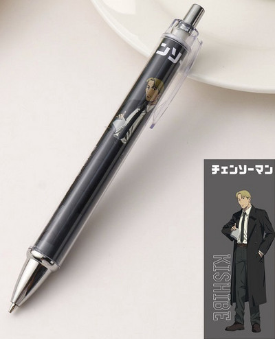 Motorzāģa cilvēka mehāniskais zīmulis 0,5 mm Anime automātiskais zīmulis 0,7 mm lodīšu pildspalvas vīrs Denji Makima Aki Hayakawa Power Pochita dāvana