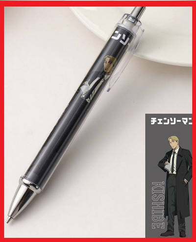 Motorzāģa cilvēka mehāniskais zīmulis 0,5 mm Anime automātiskais zīmulis 0,7 mm lodīšu pildspalvas vīrs Denji Makima Aki Hayakawa Power Pochita dāvana