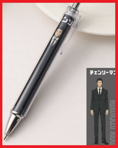 Motorzāģa cilvēka mehāniskais zīmulis 0,5 mm Anime automātiskais zīmulis 0,7 mm lodīšu pildspalvas vīrs Denji Makima Aki Hayakawa Power Pochita dāvana