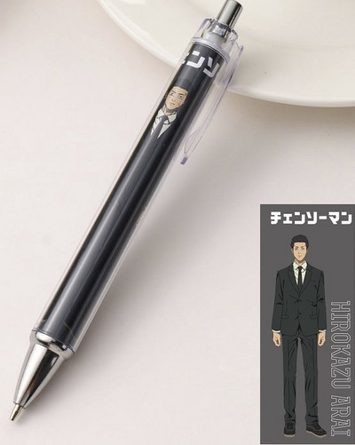 Motorzāģa cilvēka mehāniskais zīmulis 0,5 mm Anime automātiskais zīmulis 0,7 mm lodīšu pildspalvas vīrs Denji Makima Aki Hayakawa Power Pochita dāvana