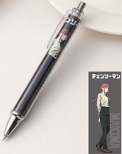 Motorzāģa cilvēka mehāniskais zīmulis 0,5 mm Anime automātiskais zīmulis 0,7 mm lodīšu pildspalvas vīrs Denji Makima Aki Hayakawa Power Pochita dāvana