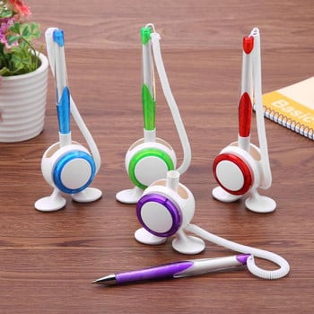 Creative Elastic Rope Ballpoint Pen Fixed Bank Desktop Signature Pens Σχολική Γραφική Είδη Γραφείου Μπομπονιέρες για πάρτι