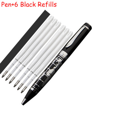 Klasični dizajn Oblik karte svijeta Puni metal Poslovni muškarci Kemijska olovka za pisanje Uredska olovka za rukovodstvo Kupi 2 Pošalji poklon