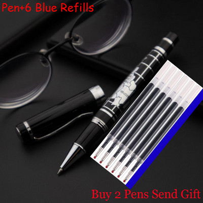 Klasični dizajn Oblik karte svijeta Puni metal Poslovni muškarci Kemijska olovka za pisanje Uredska olovka za rukovodstvo Kupi 2 Pošalji poklon