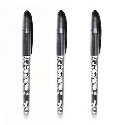 0,5 mm ištrinamas rašiklio rinkinys Plaunama rankena Mėlyna/juoda rašalo gelio rašiklis Biuro mokykla Kanceliarinės prekės rašiklis Rašymo įrankis Dovana