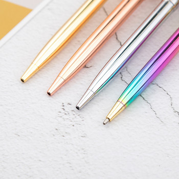 1PCS Lytwtw\'s Creative Multicolor Ballpoint Pens Business Metal Office Rotate Pens Σχολική επιστολή Είδη γραφείου