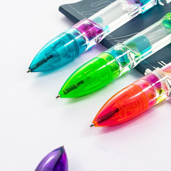 Нов Hot Liquid Motion Bubbler Fidget Pen за деца и възрастни Химикалки с течен таймер Liquid Motion Bubbler Pens Цветен течен таймер
