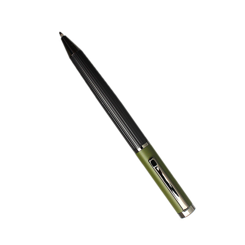 Visokokvalitetna metalna kemijska olovka Luksuzna crna roler olovka s štipaljkom 0,7 mm s punjenjem crne tinte uredski pribor za školu Poklon